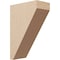Ekena Millwork 6"W x 12"D x 18"H Classic Concord Rough Cedar Woodgrain TimberThane Corbel, Primed Tan CORUR06X12X18CONRCPR - alternate 1